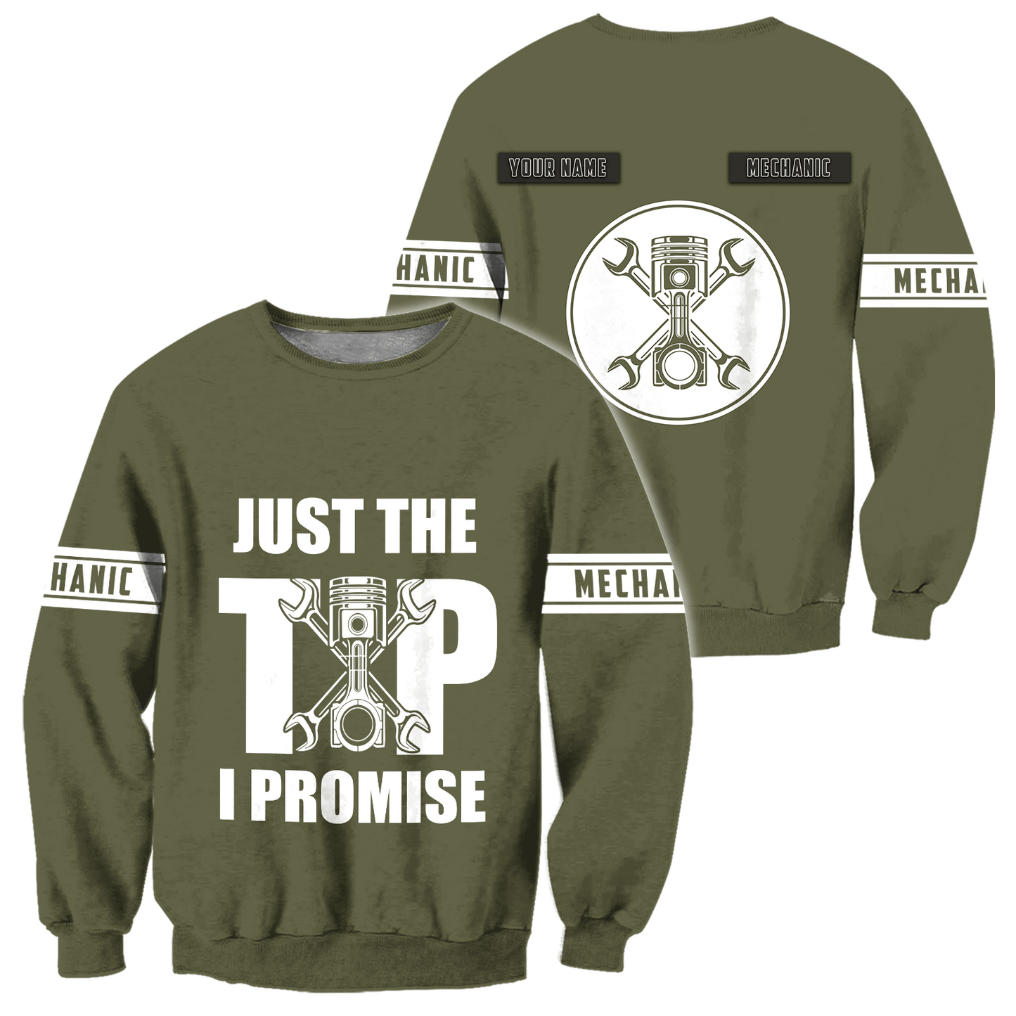 Mechanic Just The Tip I Promise All Over Printed Hoodie For Men and Women VP20102001