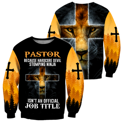 Pastor Because Devil Stomping Ninja Isn't Job Title-TA