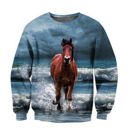 Love Horse 3D All over print for Men and Women shirt Pi020103-Apparel-NNK-Hoodie-S-Vibe Cosy™