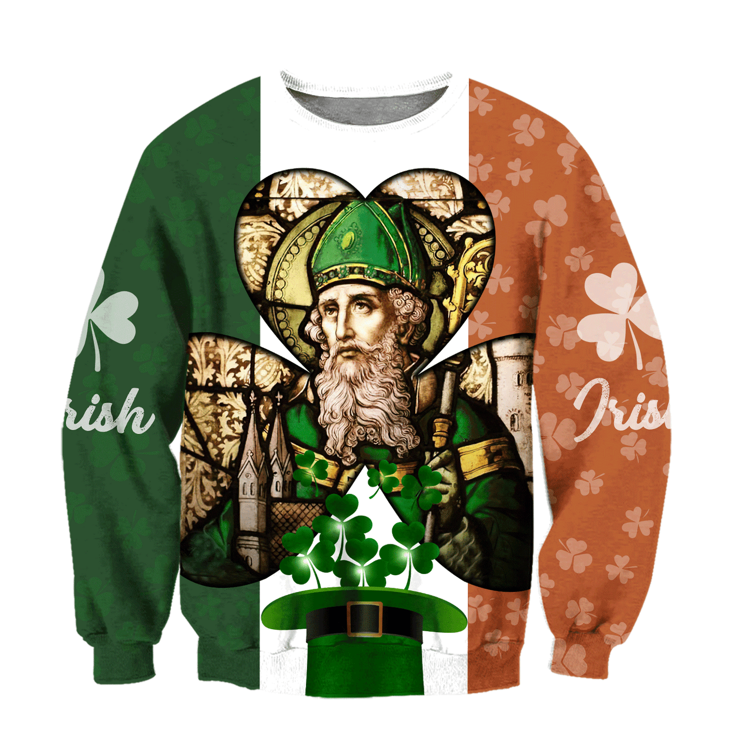 Irish St.Patrick day 3d hoodie shirt for men and women VP30102006