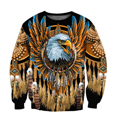 Eagle Native American 3D All Over Printed Unisex Shirts