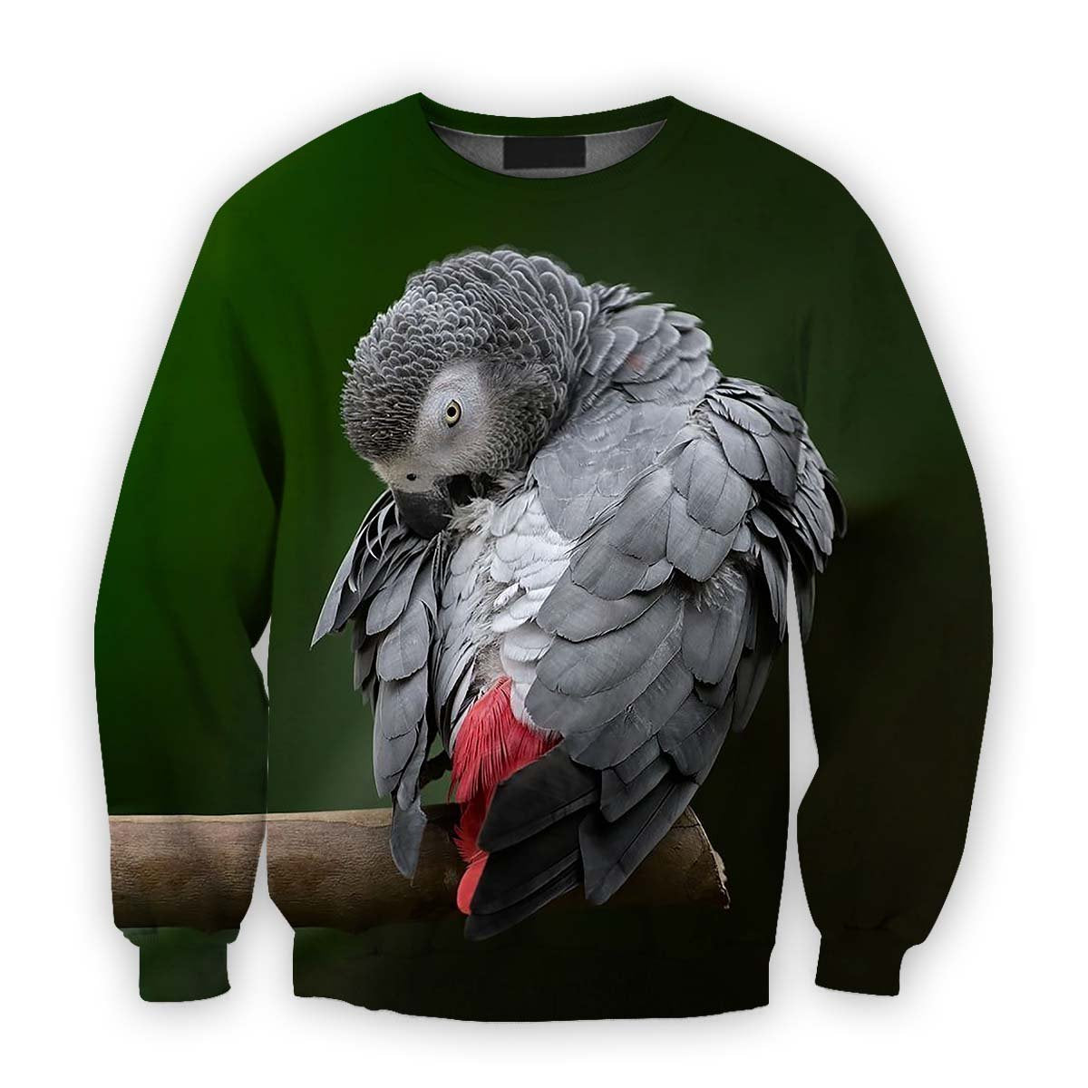 All Over Printed Parrots Shirts H400-Apparel-HbArts-Sweatshirt-S-Vibe Cosy™