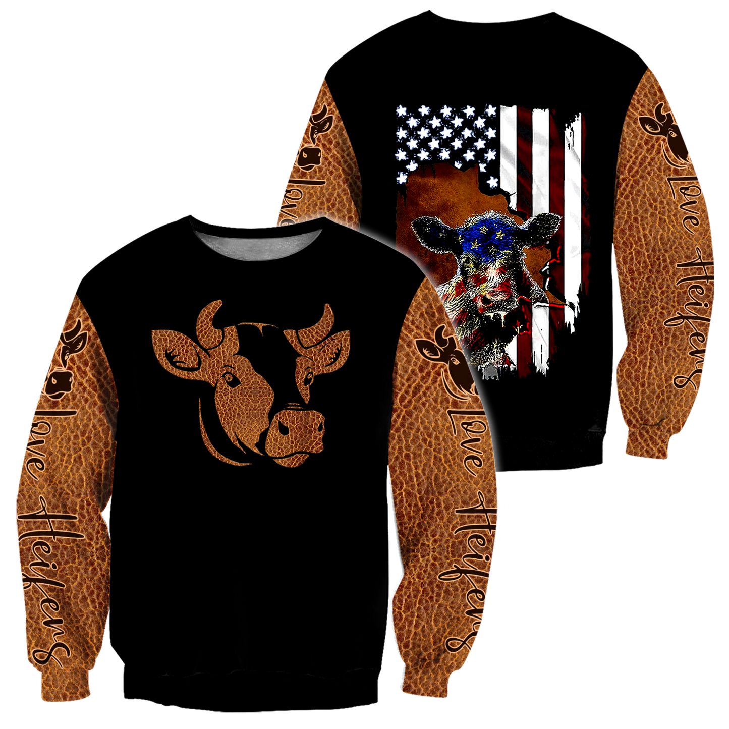 Cow 3D hoodie shirt for men and women TNA10212002