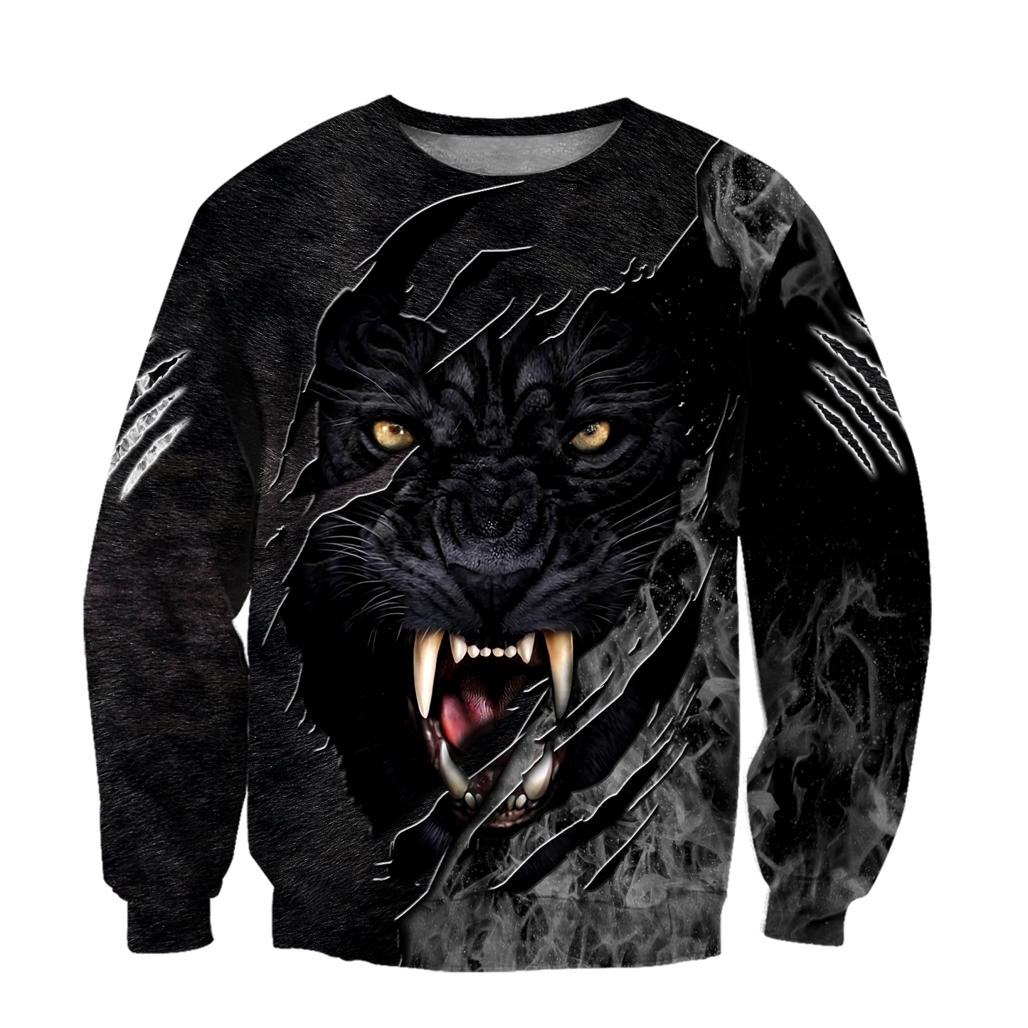The Black Panther Anger All Over Print Hoodie HAC040901