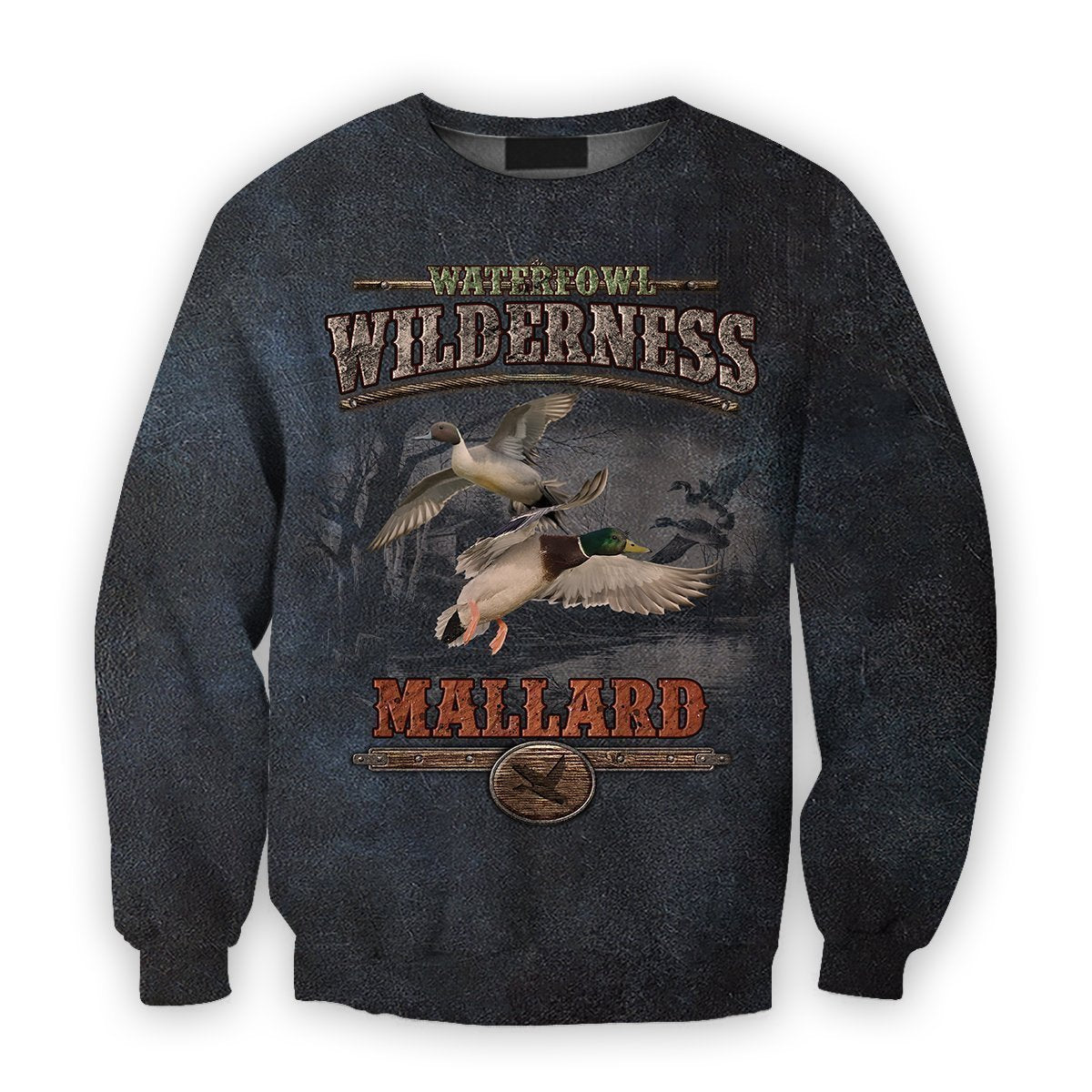 All Over Printed Live To Hunt Mallard-Apparel-HbArts-Sweatshirt-S-Vibe Cosy™