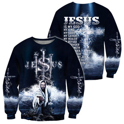 3D All Over Printed Shirts For Men and Women Easter Jesus Pi190501S1-Apparel-TA-Sweatshirts-S-Vibe Cosy™