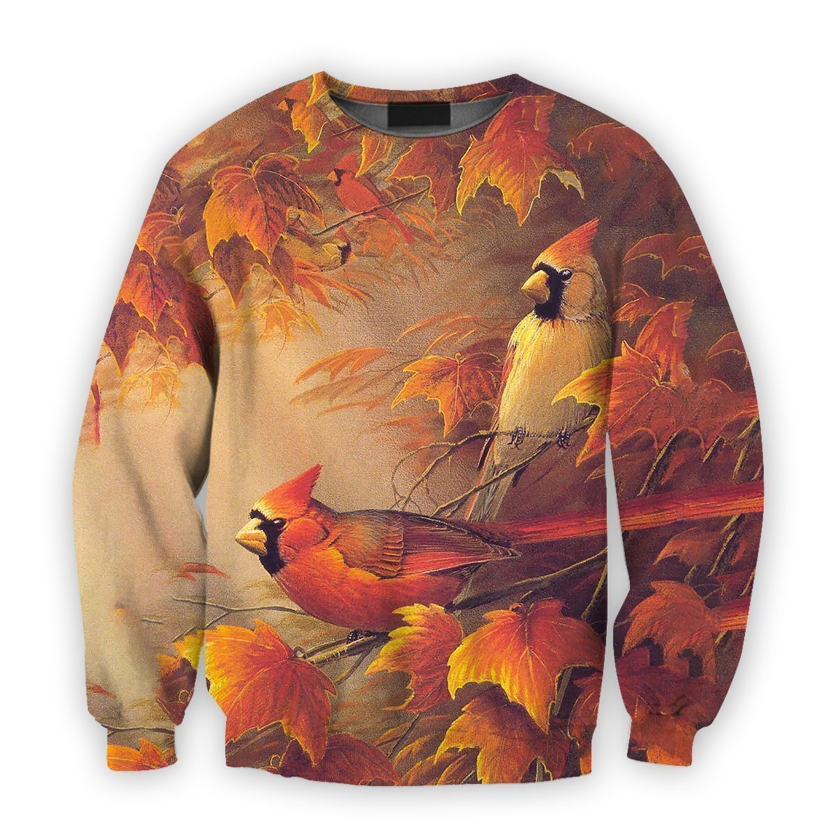 All Over Printed Parrots Shirts H259B-Apparel-HbArts-Sweatshirt-S-Vibe Cosy™