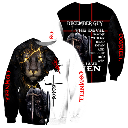 December Guy Custome Name 3D All Over Printed Shirts For Men and Women Pi250501S12A