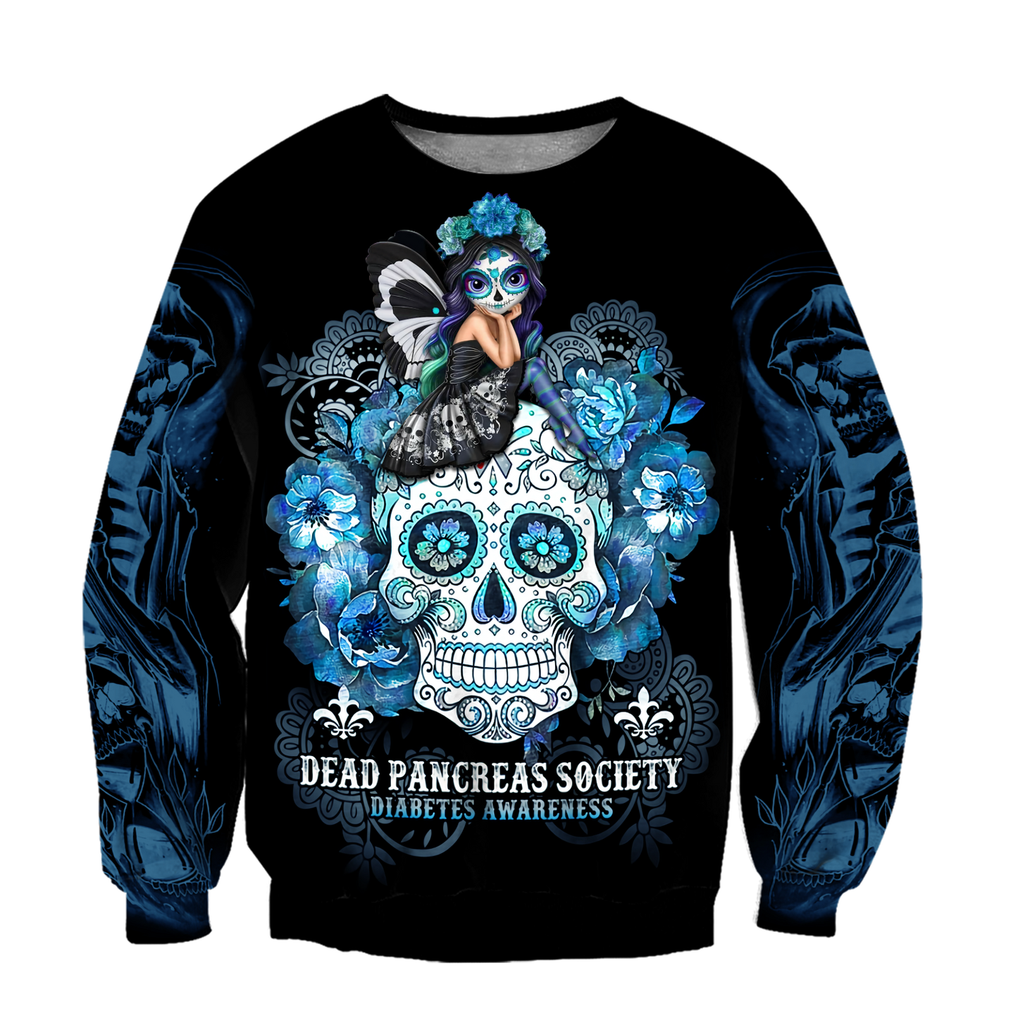 Diabetes 3d hoodie shirt for men and women HG HAC210301-Apparel-HG-Sweater-S-Vibe Cosy™