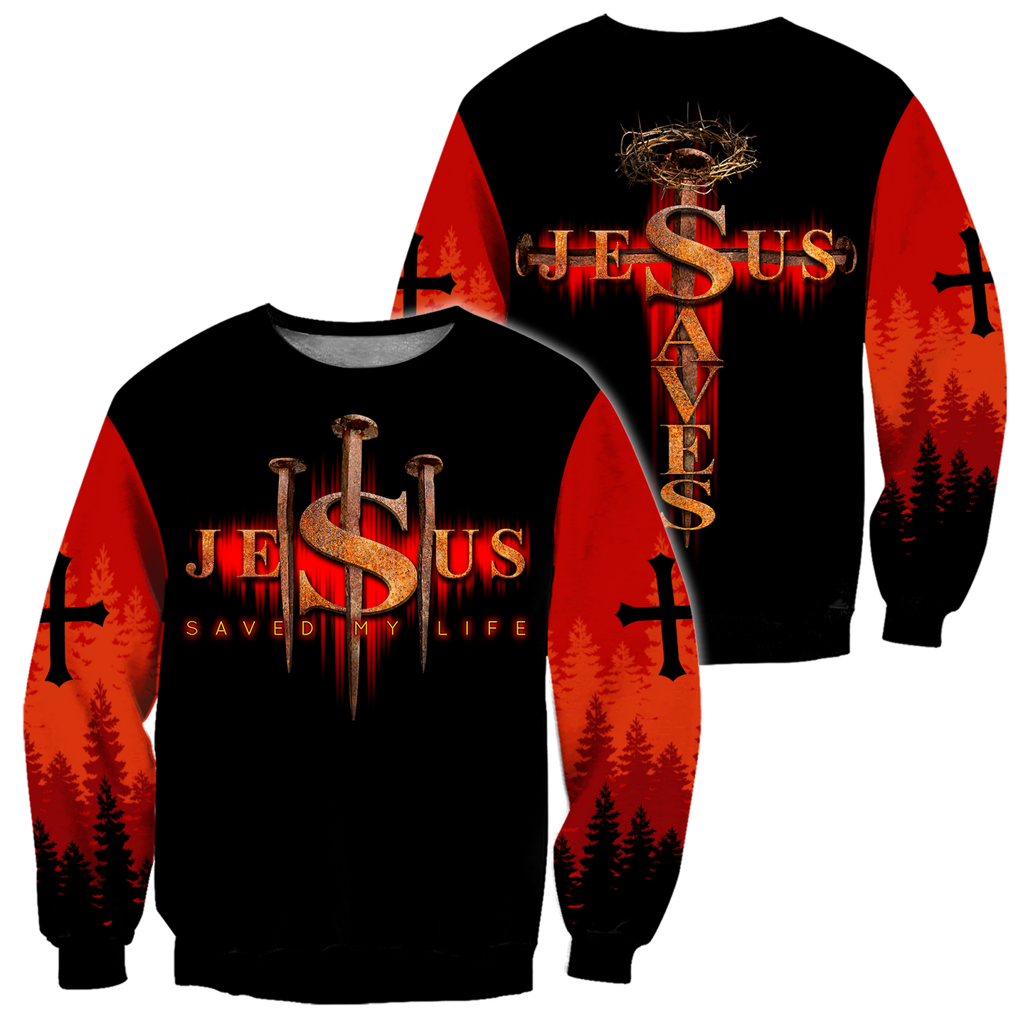 3D All Over Printed Shirts For Men and Women Easter Jesus Pi0401005-Apparel-TA-Sweatshirts-S-Vibe Cosy™