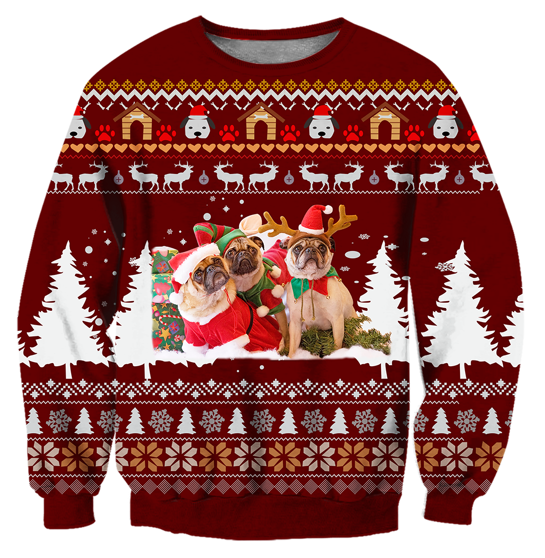 Pug 3d hoodie shirt for men and women HVT19102001
