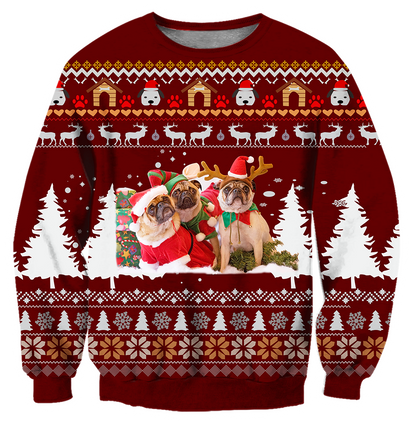 Pug 3d hoodie shirt for men and women HVT19102001