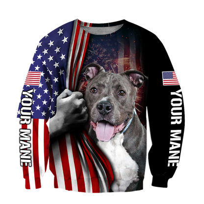Pitbull custom 3d hoodie shirt for men and women HAC060801