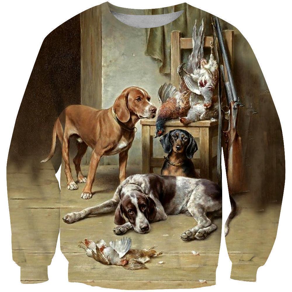 All Over Printed Duck Hunting Shirts-Apparel-HbArts-Sweatshirt-S-Vibe Cosy™