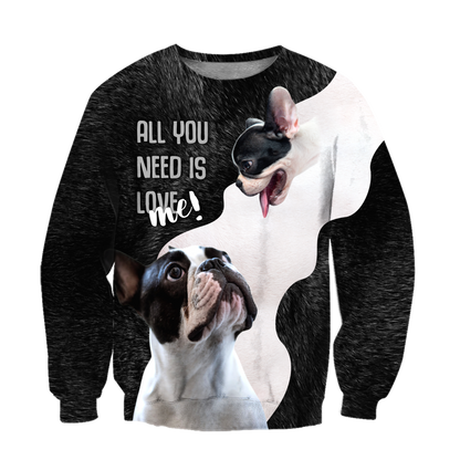 French bulldog 3D hoodie shirt for men and women Pi112018