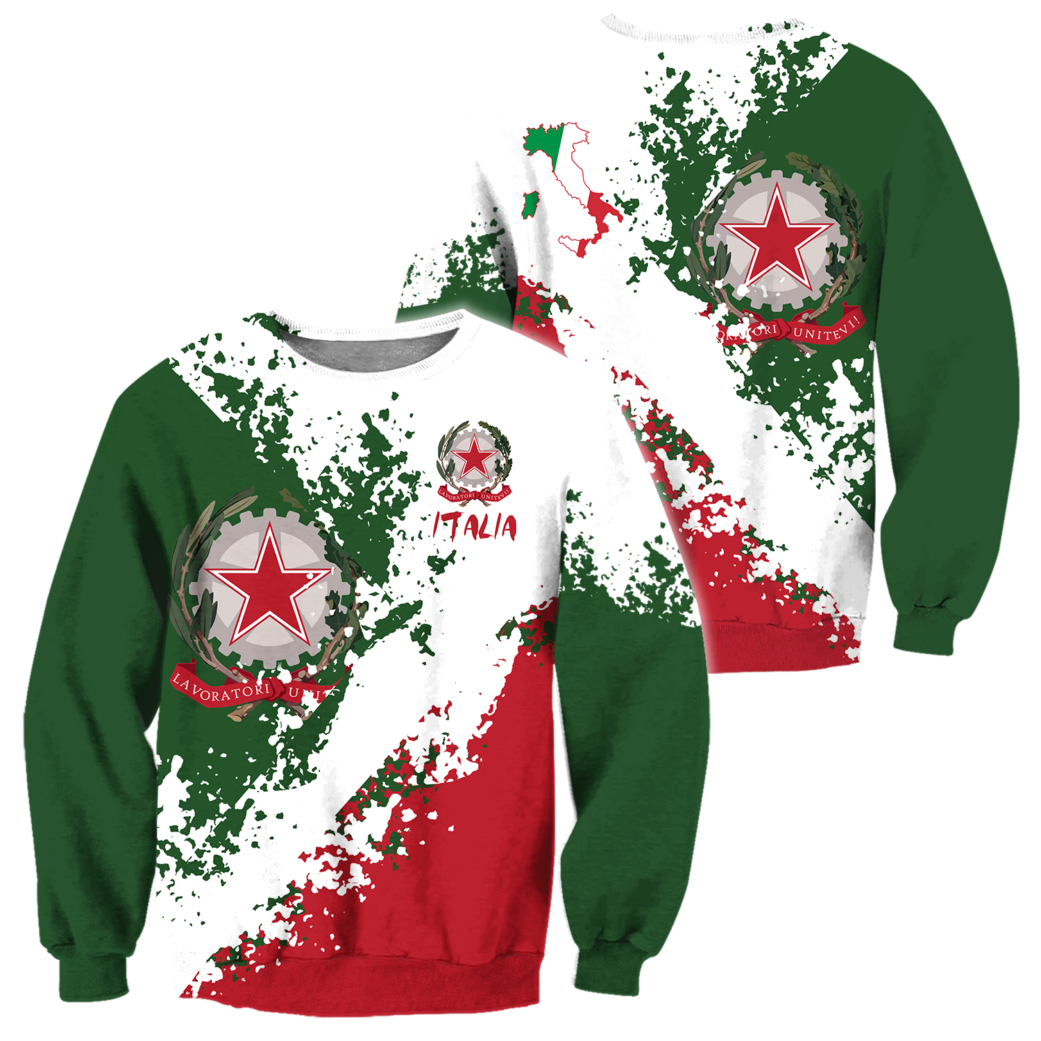 Italy Pride 3D All Over Printed Hoodie Shirt Limited by SUN HAC240605-Apparel-SUN-Sweatshirts-S-Vibe Cosy™
