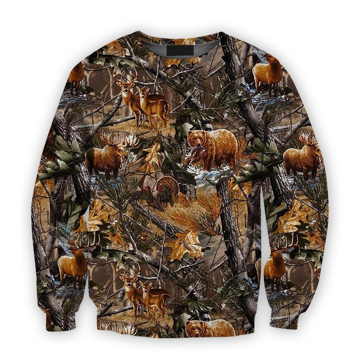 3D All Over Printed Hunting Seasons Camo Shirts-Apparel-HbArts-Sweatshirt-S-Vibe Cosy™