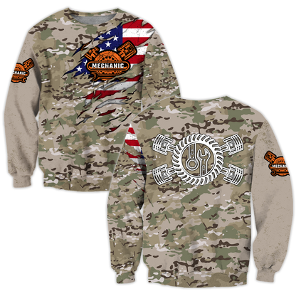 Mechanic Camo 3D All Over Printed Hoodie For Men and Women Pi15092005S2