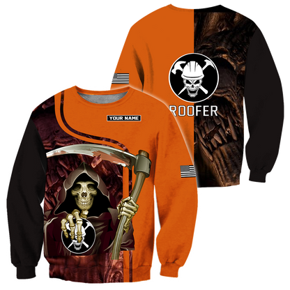 Roofer All Over Printed Hoodie For Men MEI