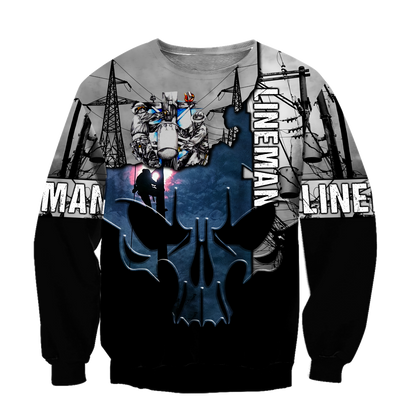 Lineman 3D All Over Printed Hoodie HAC230901