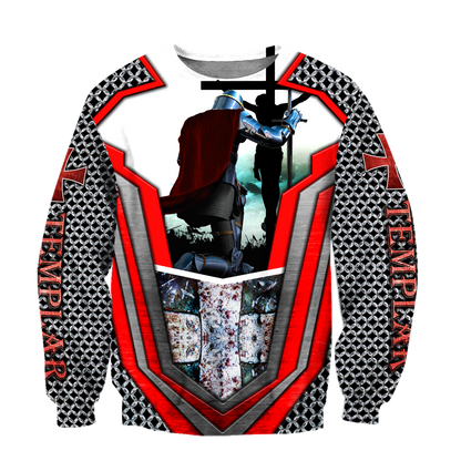 Knights Templar 3D all over printed for men and women PL19082003