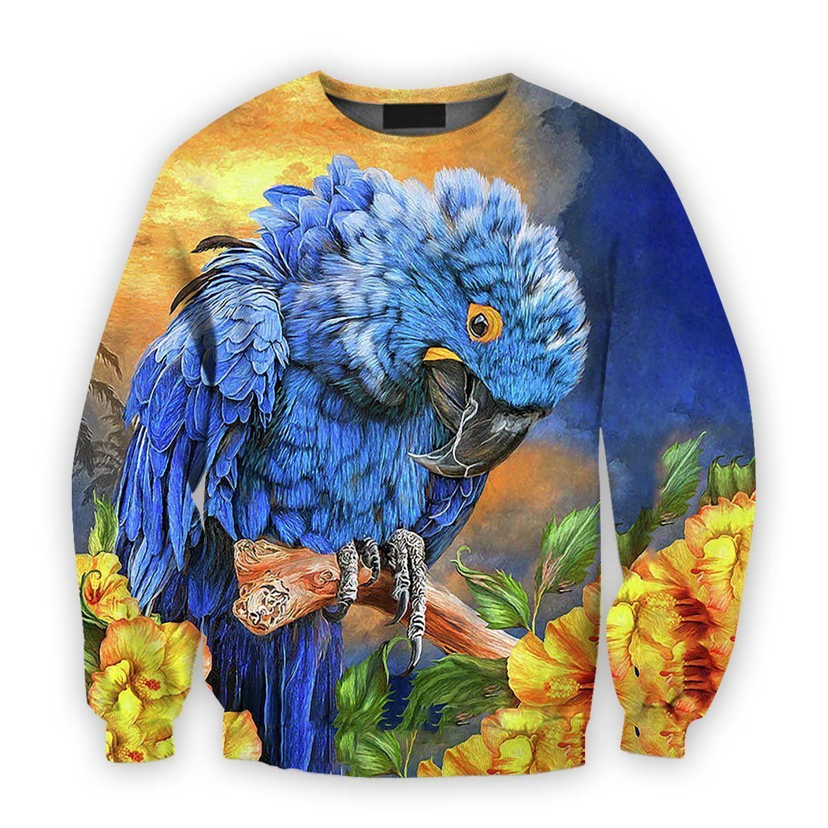 All Over Printed Parrots Shirts H401-Apparel-HbArts-Hoodies-S-Vibe Cosy™
