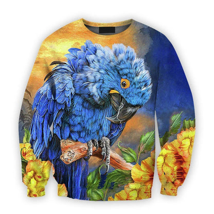 All Over Printed Parrots Shirts H401-Apparel-HbArts-Hoodies-S-Vibe Cosy™