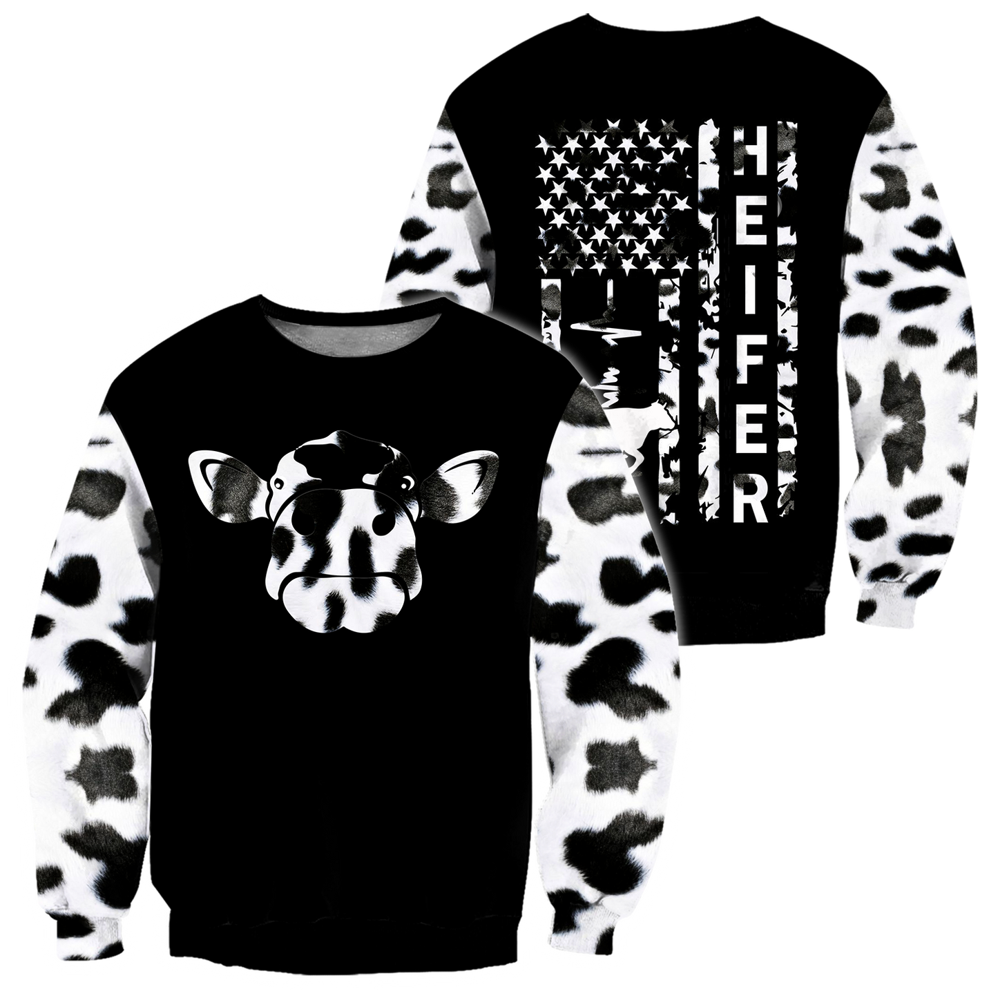 Heifer 3d hoodie shirt for men and women TNA10212001