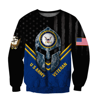 Spartan Soldier US Navy 3D All Over Printed Shirt Hoodie Pi20082002