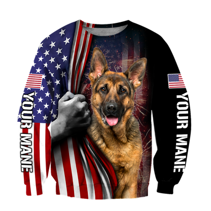 German shepherd custom 3d hoodie shirt for men and women HAC060802