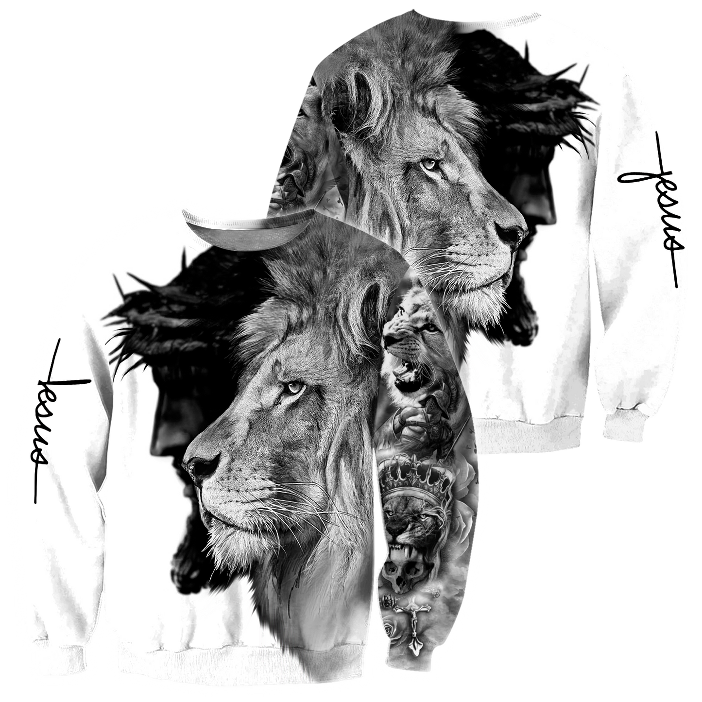 Jesus Tattoo 3D All Over Printed Shirts For Men and Women - Amaze Style™-Apparel