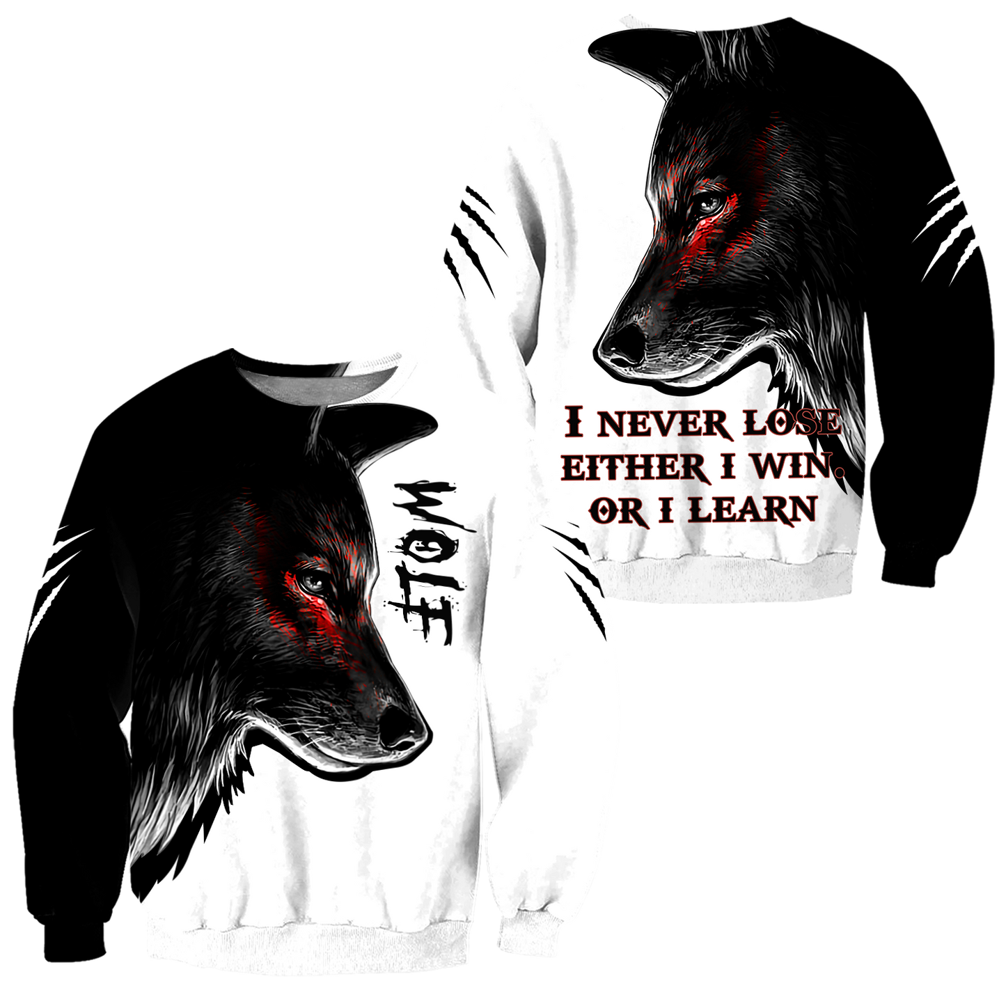 Wolf 3D All Over Printed Shirts For Men and Women HAC080501-Apparel-TT-Sweatshirts-S-Vibe Cosy™