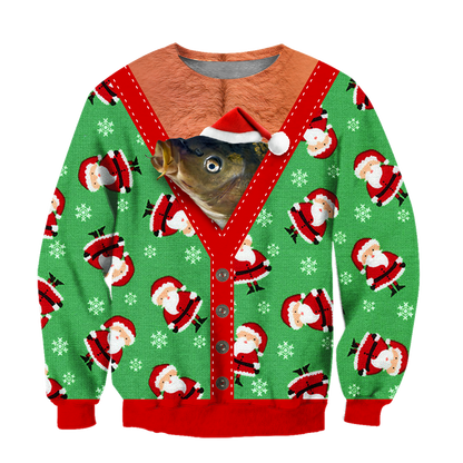 Fishing HC - Carpfish Ugly Christmas Shirt Pi121101 - Amaze Style™-Apparel