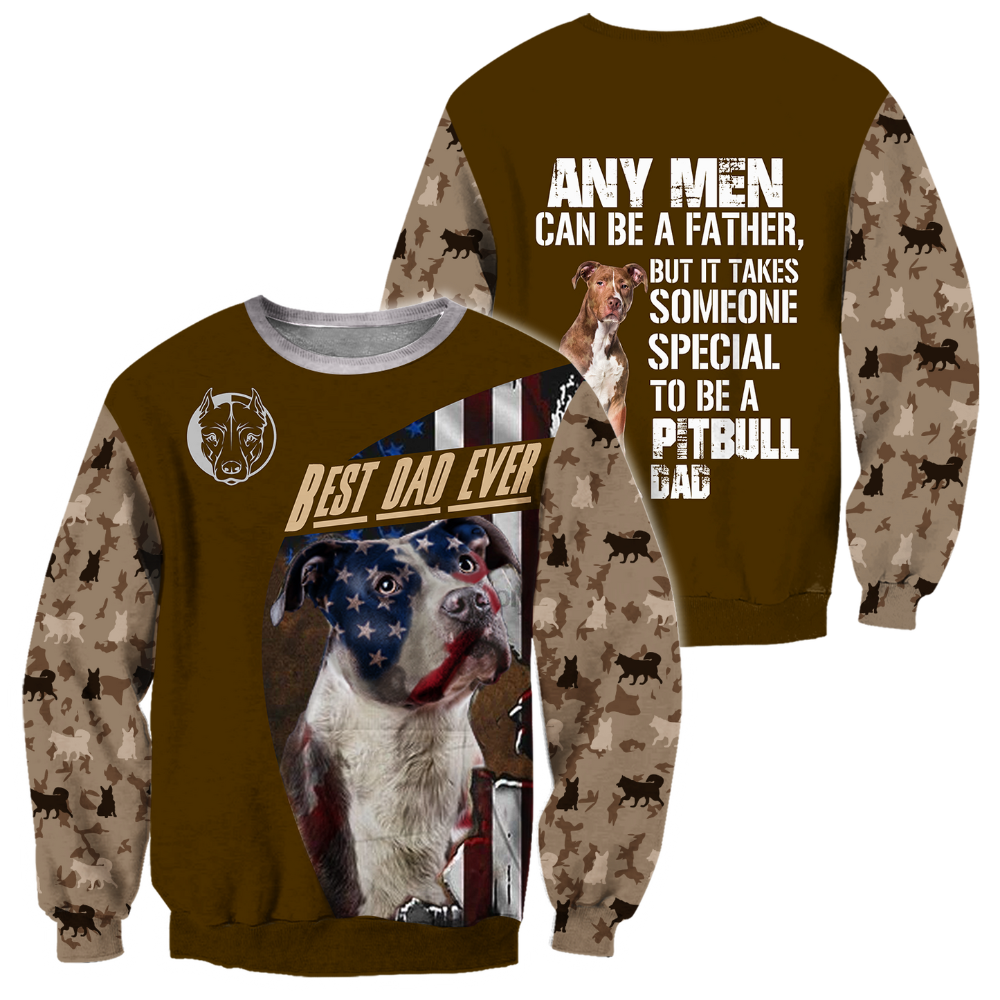 Pitbull 3d hoodie shirt for men and women HVT07112001