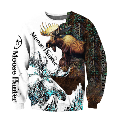 Over Printed Beautiful Moose Hunting MEI09092005 -MEI