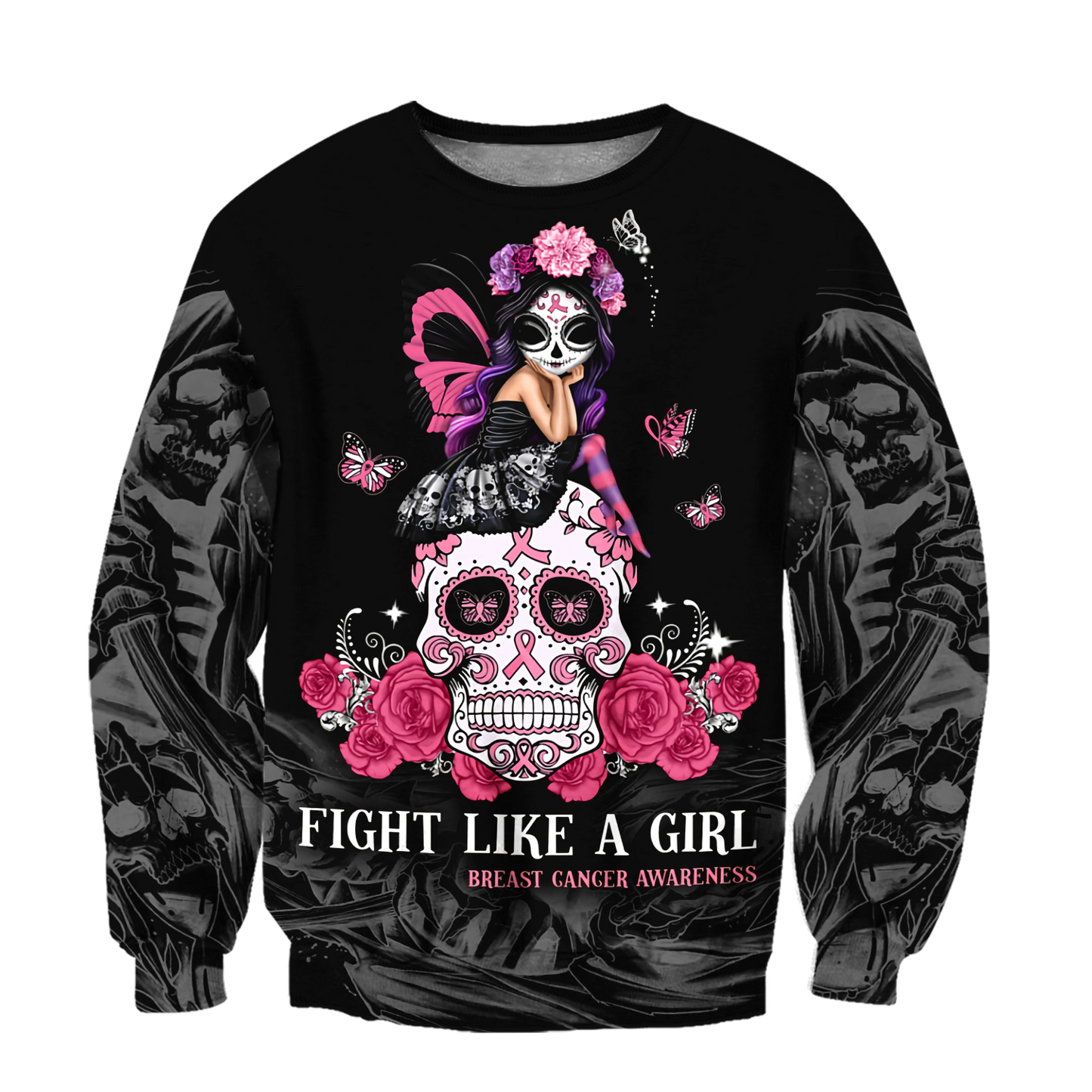 Breast cancer 3d hoodie shirt for men and women HG HAC160304-Apparel-HG-Sweater-S-Vibe Cosy™