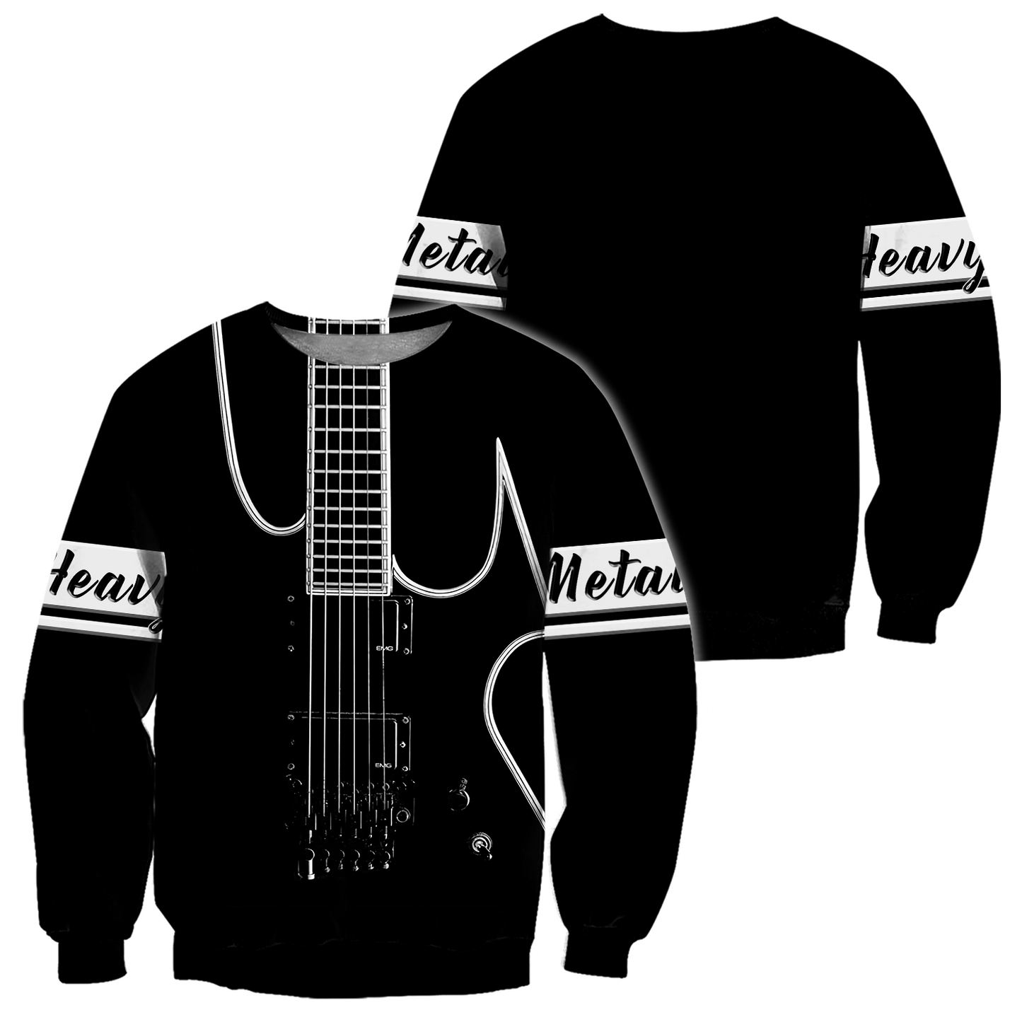 Heavy Metal Guitar 3D All Over Printed Shirts For Men and Women HAC300702-Apparel-TT-Sweatshirt-S-Vibe Cosy™