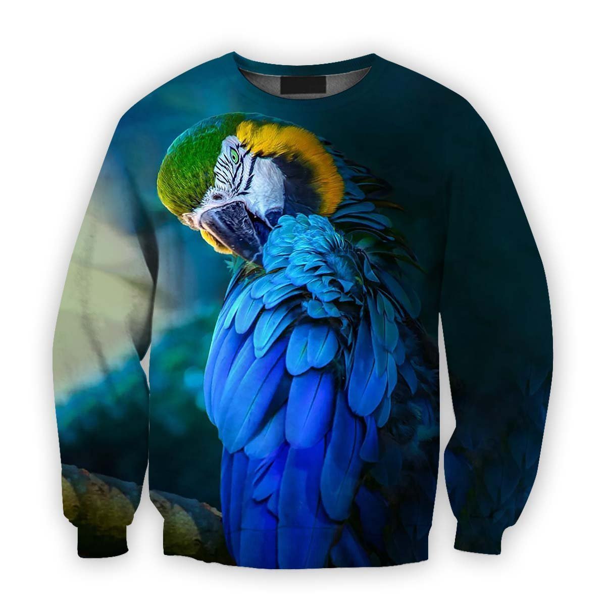 All Over Printed Parrots Shirts H398-Apparel-HbArts-Sweatshirt-S-Vibe Cosy™