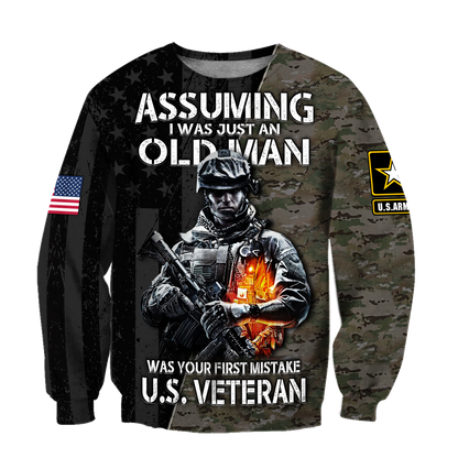 All Over Printed U.S. Army Veteran HAC310802-MEI