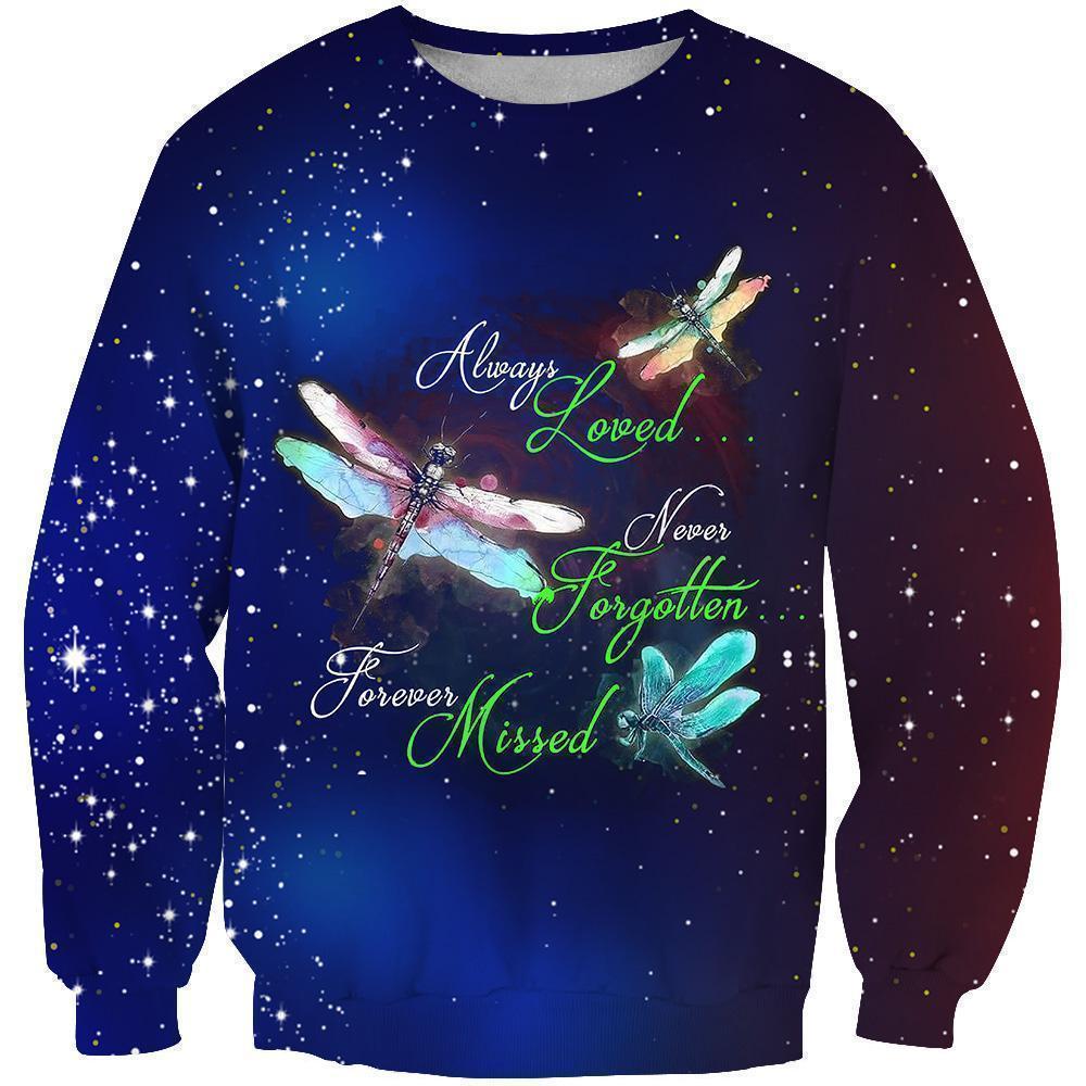 All Over Print Dragonfly Hoodie-Apparel-HbArts-Sweatshirt-S-Vibe Cosy™