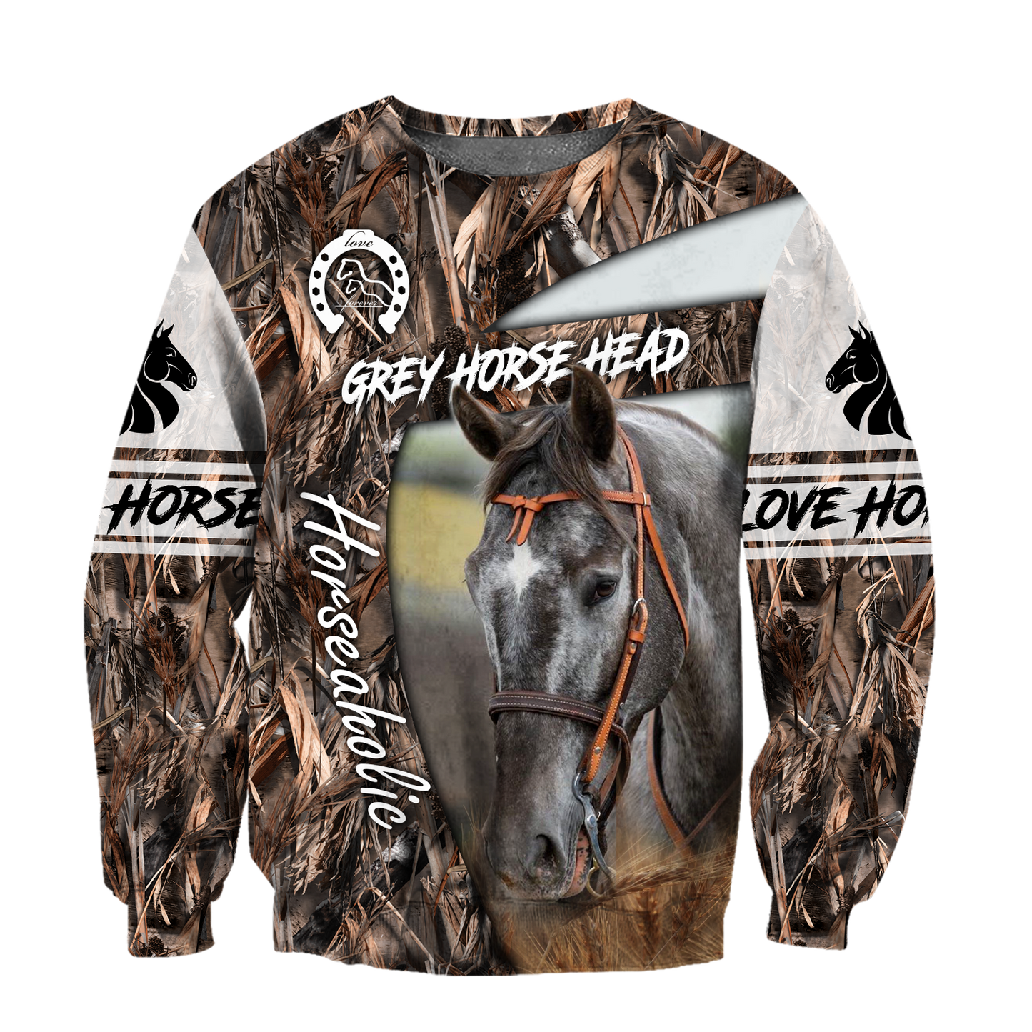 Love Horse 3D All Over Printed Shirts Pi080502-Apparel-TA-Hoodie-S-Vibe Cosy™