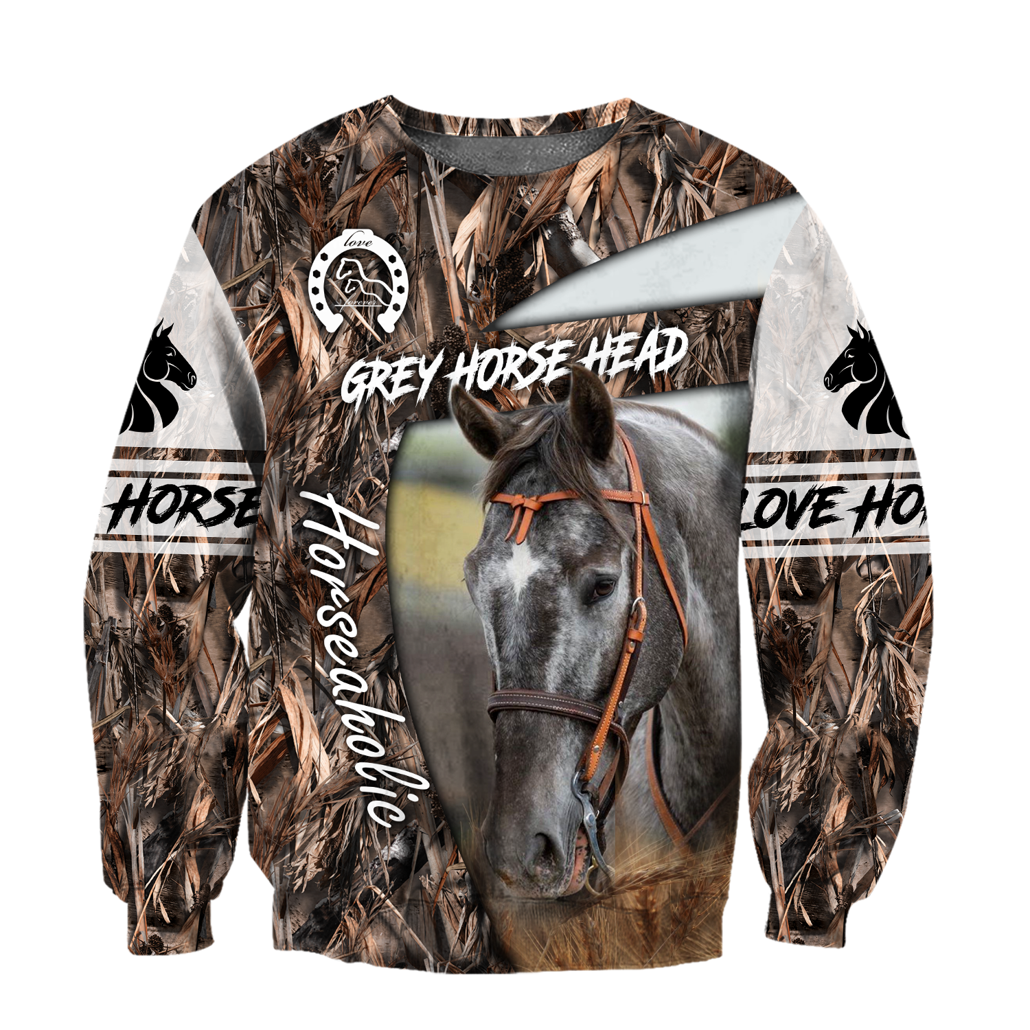 Love Horse 3D All Over Printed Shirts Pi080502-Apparel-TA-Hoodie-S-Vibe Cosy™