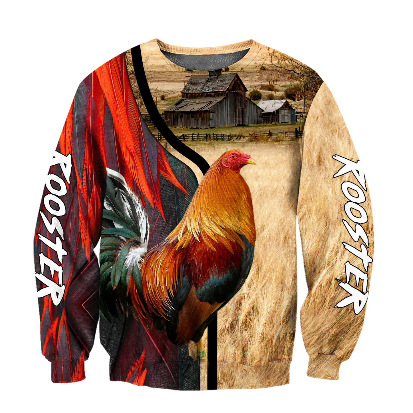 Premium Rooster 3D All Over Printed Unisex Shirts