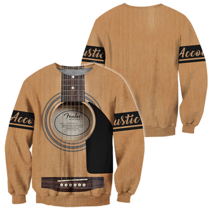Acoustic Guitar 3D All Over Printed Shirts For Men and Women HAC290703-Apparel-TT-Sweatshirt-S-Vibe Cosy™