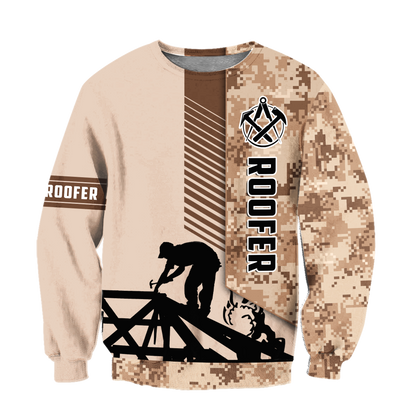Roofer Man 3D All Over Printed Shirts For Men