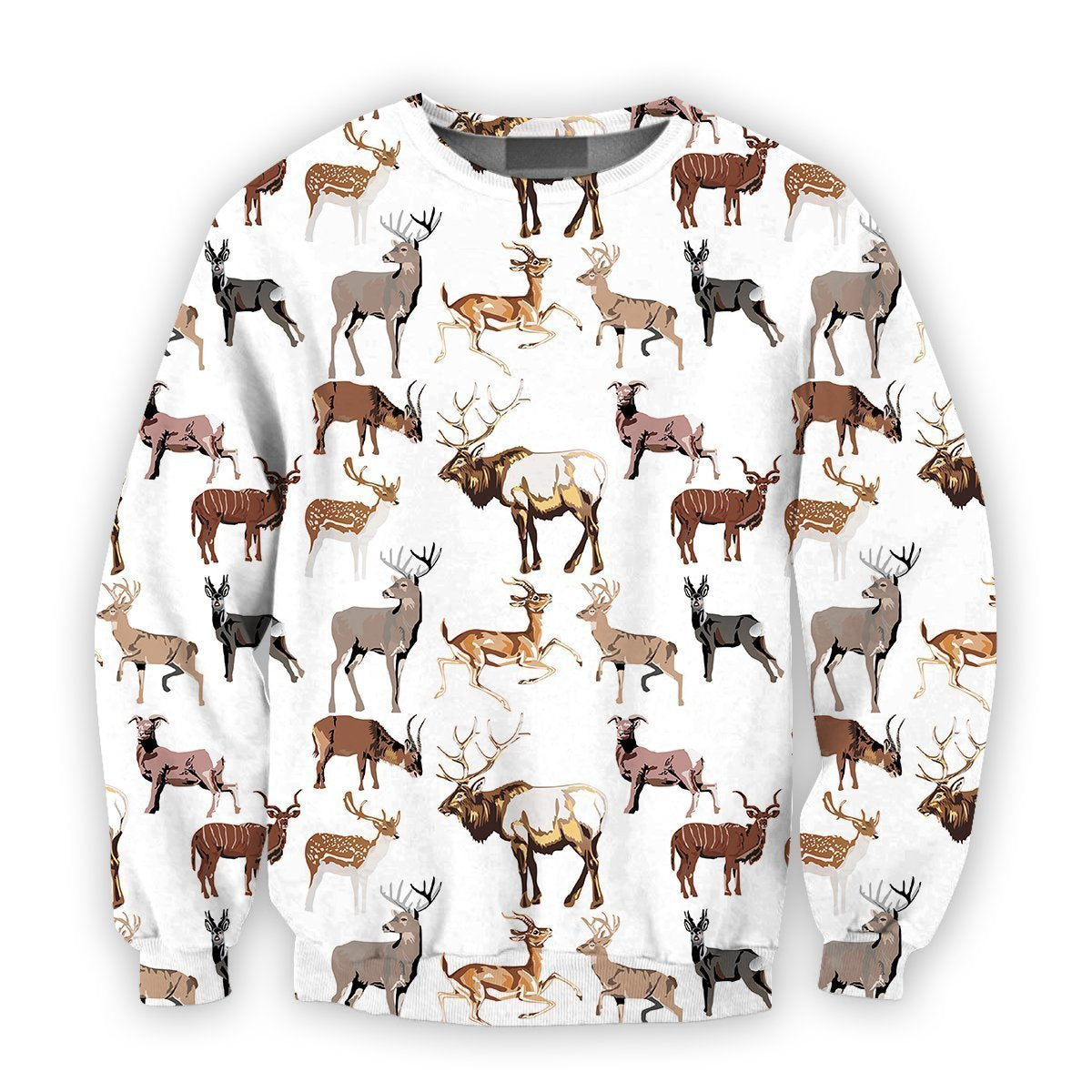 3D All Over Printed Hunting Deer Shirts-Apparel-HbArts-Sweatshirt-S-Vibe Cosy™
