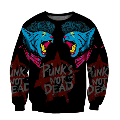 Punk Cat Hoodie For Men And Women MH0310203