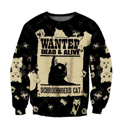Schrodinger Cat Limited Edition 3D Printed Hoodie for Men and Women-ML