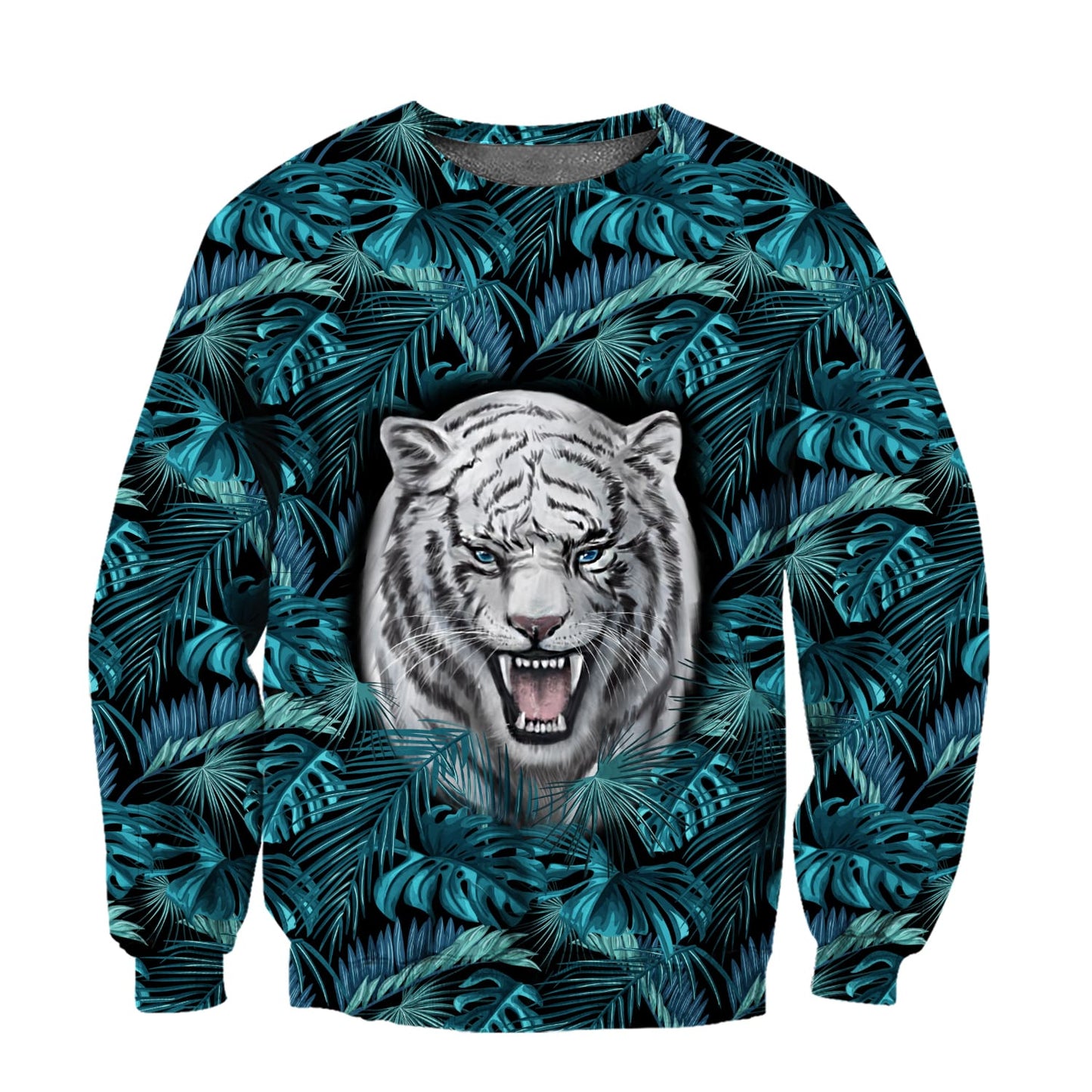 Powerful White Tiger Hoodie For Men And Women MH1908202-TQH