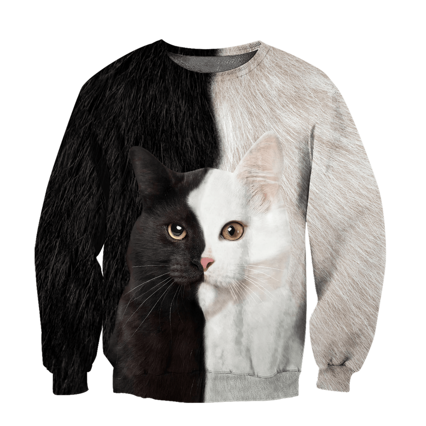 Black And White Cat Hoodie For Men And Women MH071020